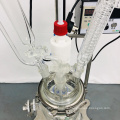 Hot Selling Small Chemical Laboratory Equipment 500ml Double Jacketed Glass Reactor Reaction Kettle